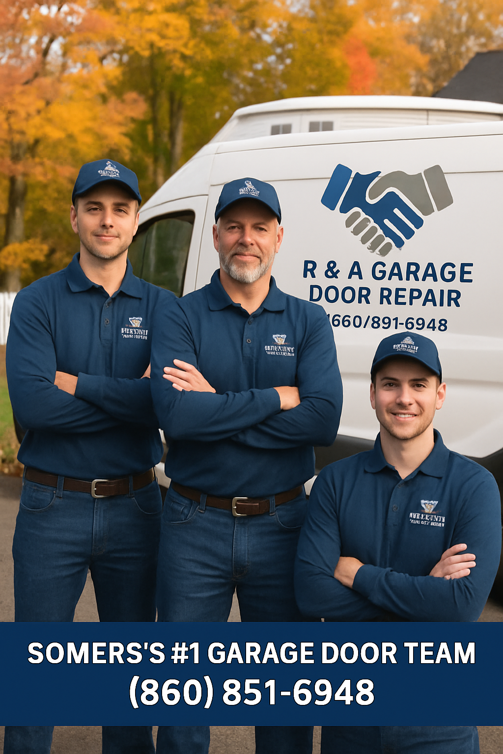 Professional garage door team in Somers