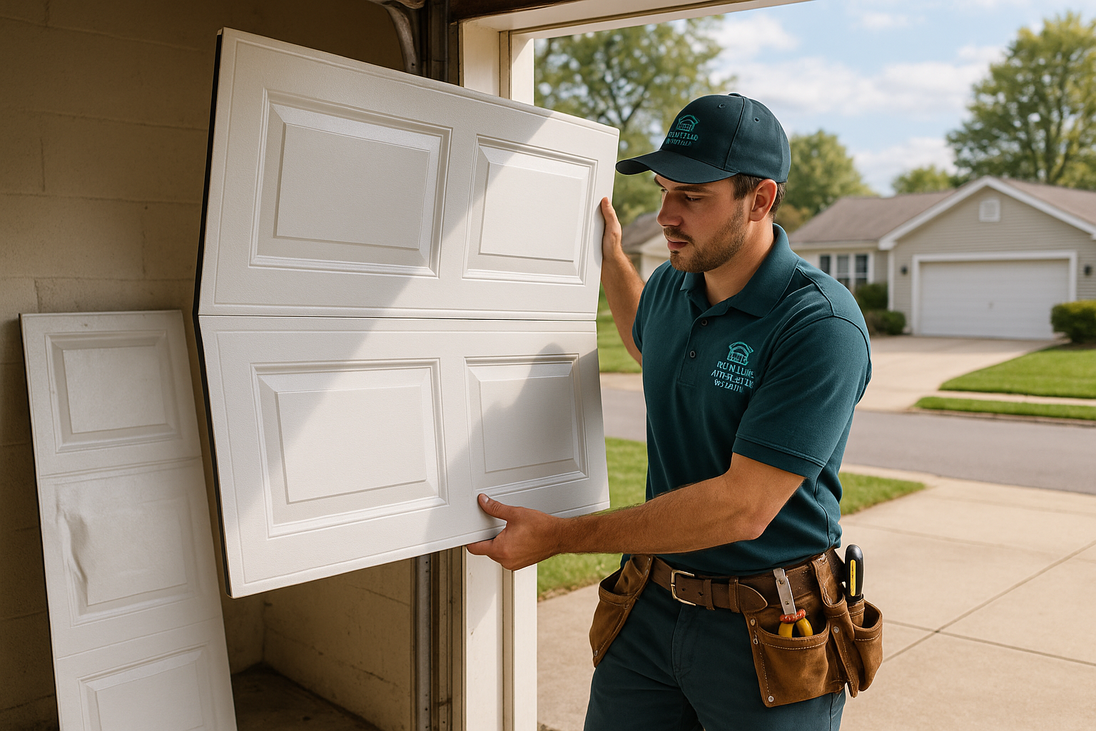 Garage Door Panel Replacement in Somers