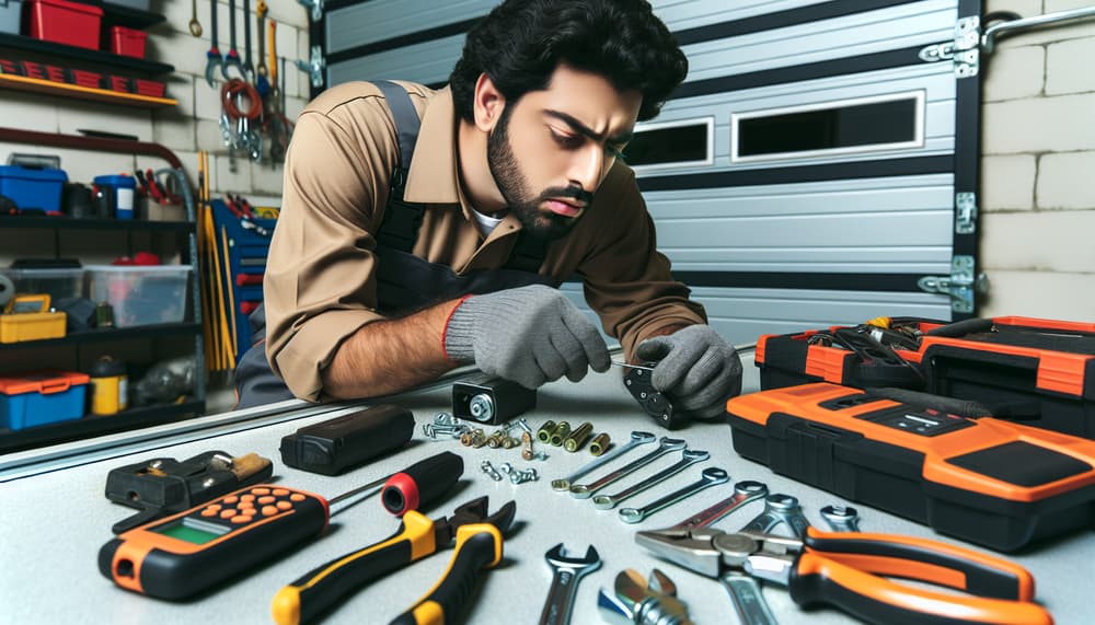 Our professional garage door opener repair process